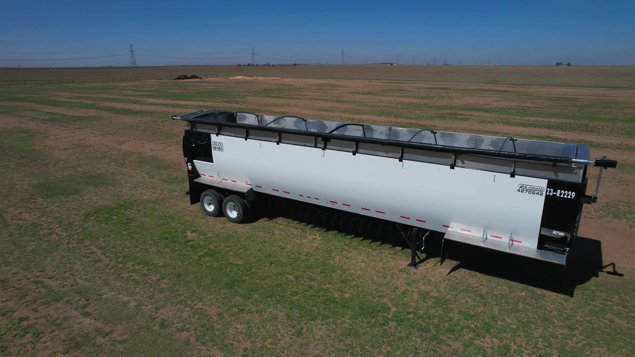 Aulick Aultimate belt trailer for sale at L5 Trailer Center in Kress, Texas