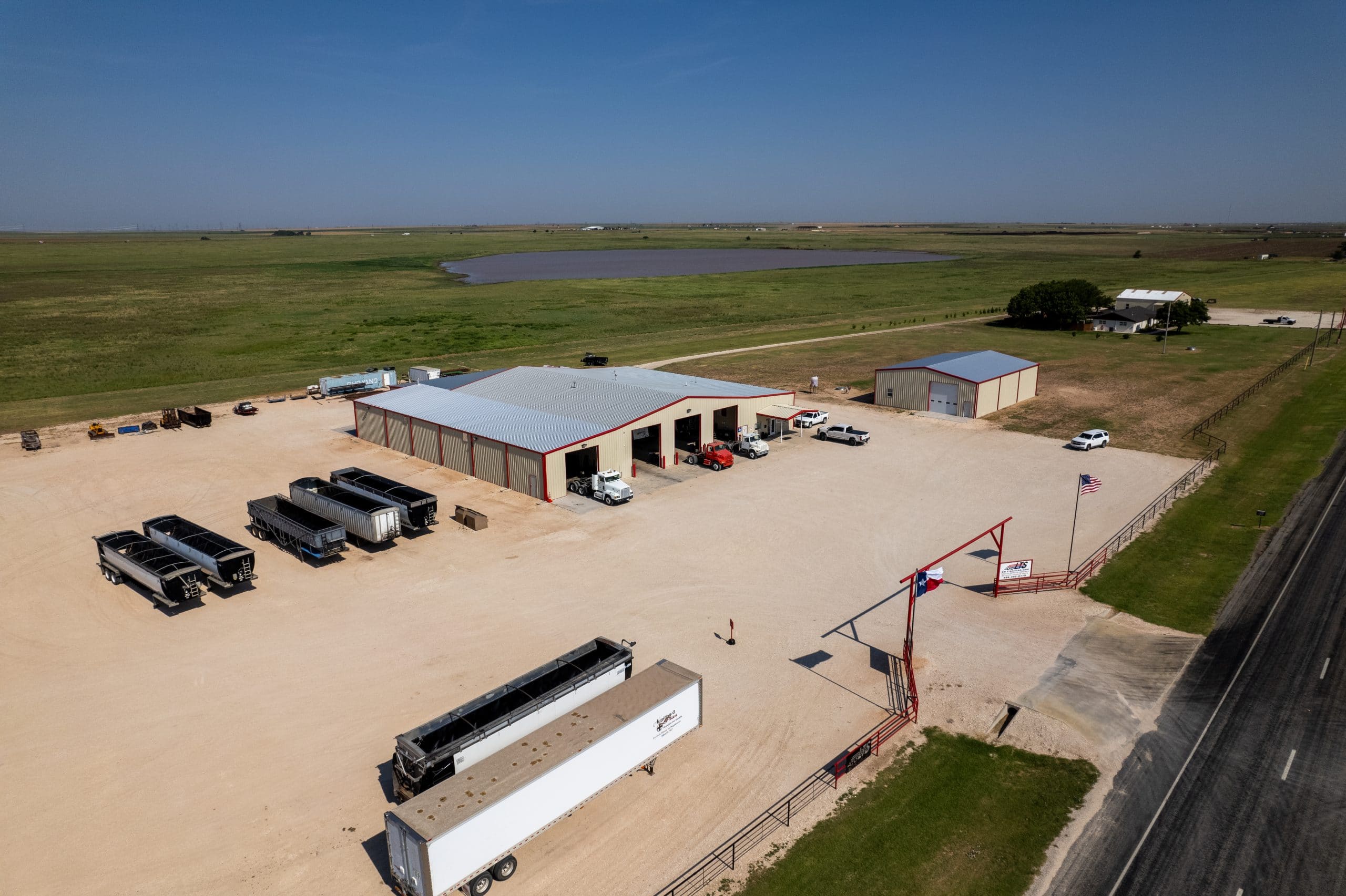 L5 Trailer Center facility and yard in Kress, Texas